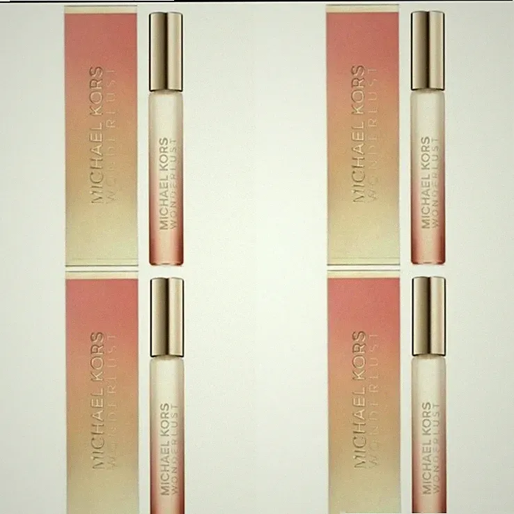 lot of 4 MICHAEL KORS WONDERLUST EAU DE PARFUM ROLLERBALL PERFUME