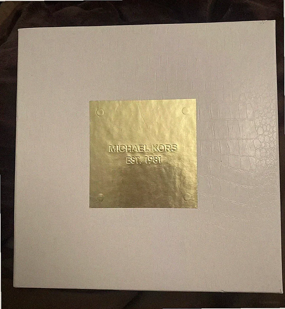 Michael kors EST. 1981 Jewelry, Cosmetic, Perfume White And Gold Box NEW