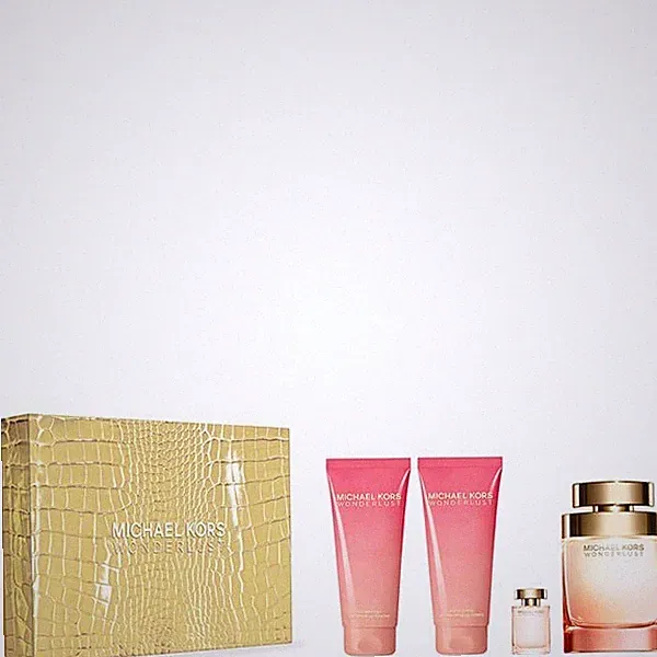 Michael Kors Ladies Wonderlust 4pc EDP Gift Set Fragrances 850049716635