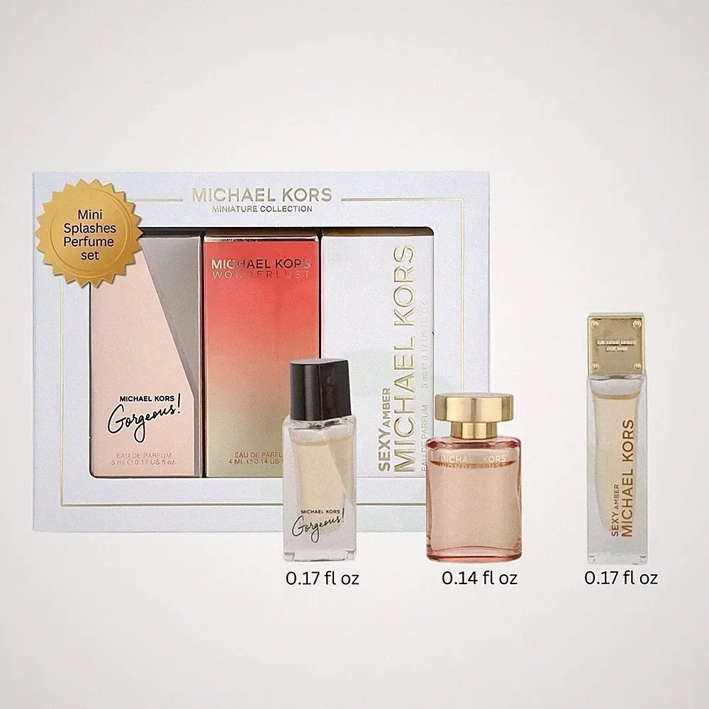 Michael Kors Perfume for Women Variety Gift Set Mini EDP Splashes