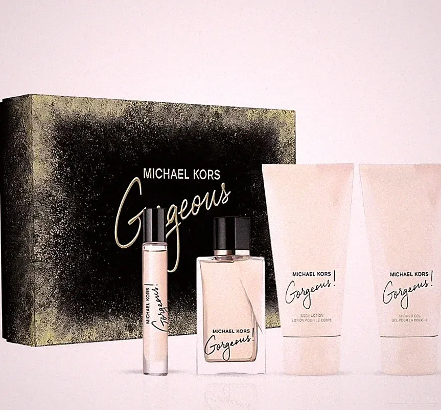 Perfect for the Holidays Michael Kors Gorgeous Perfume Set 4 Piece Set