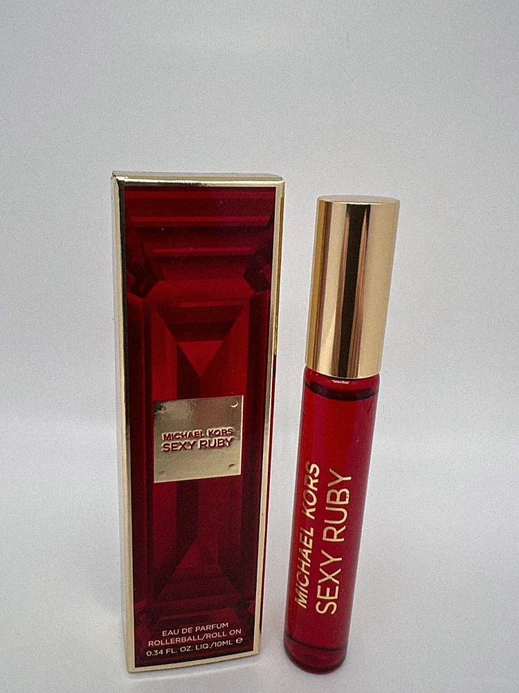 SEXY RUBY by MICHAEL KORS 0.34 FL oz / 10 ML Eau De Parfum Rollerball In Box